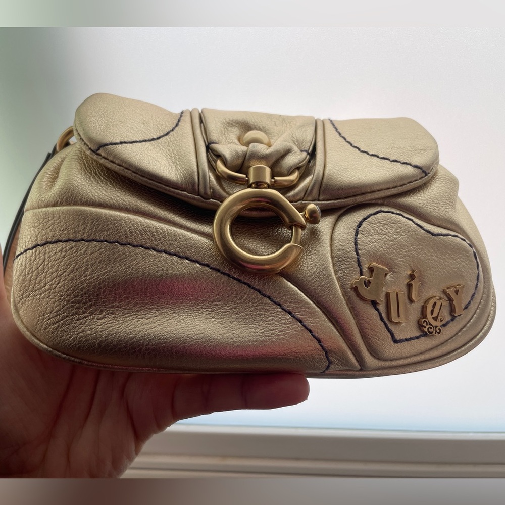 Vintage Juicy Couture Gold Clutch Bag